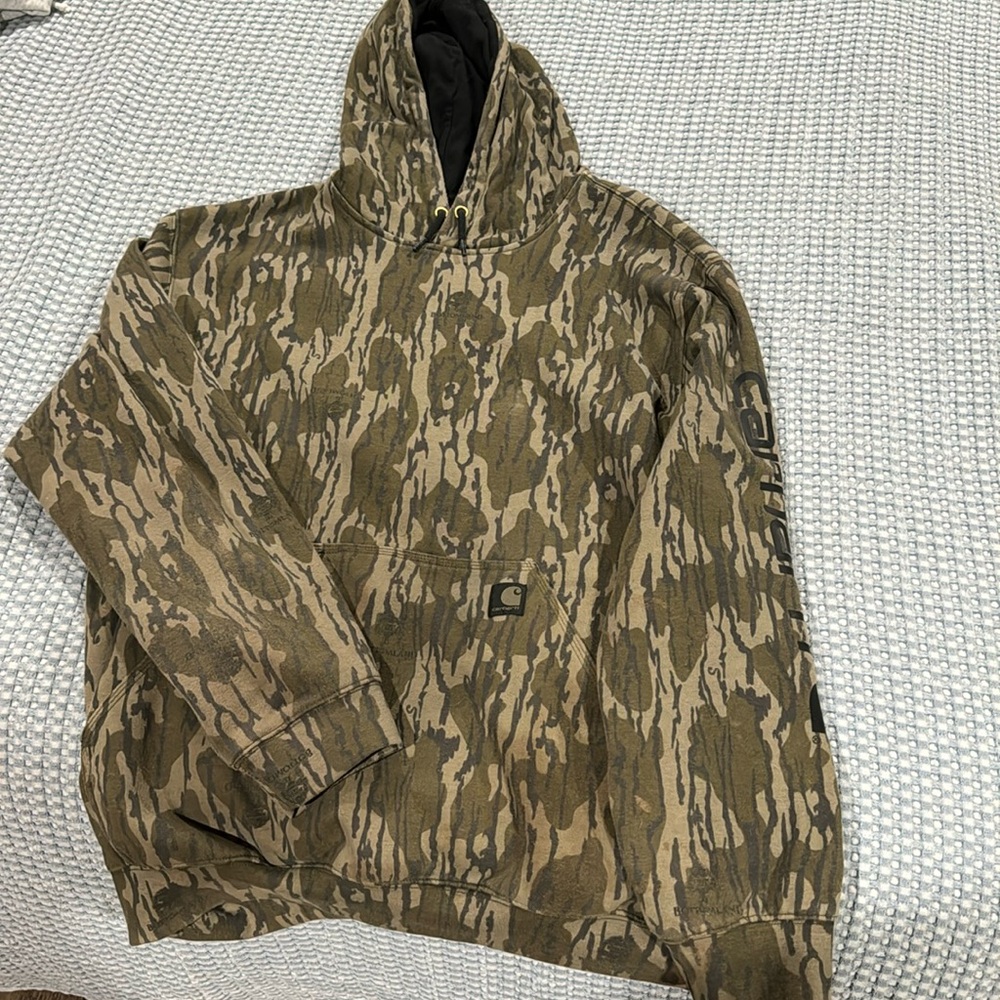 Mens XL Carhartt camo hoodie